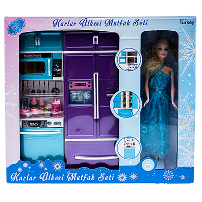 Set papusa cu frigider, cuptor si masina de spalat